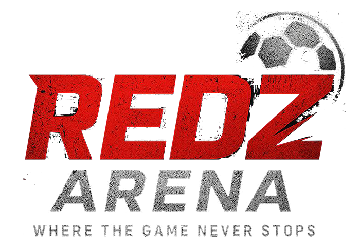 Redz Arena Logo | Where the fun never stops